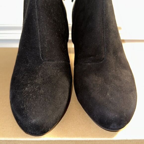 Women’s Cole Haan Miriam Short Boot Black Suede, Size 10, New in Box - Picture 9 of 10
